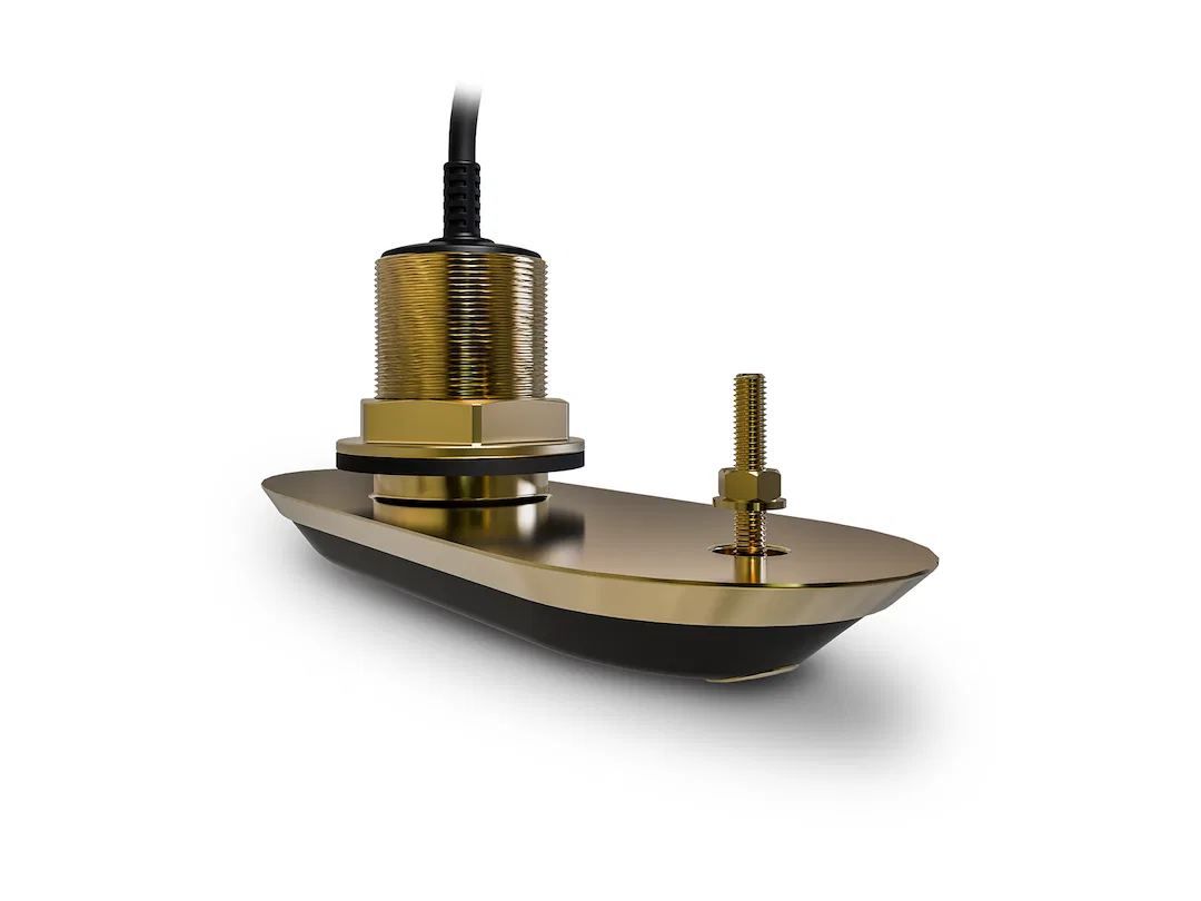 A80465 – RAYMARINE Transducer, Thru-Hull Mount With 0 Degree Tilted Element 26 Foot Length Extension Cable With DownV...